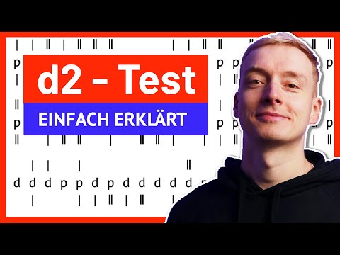 d2-Test EINFACH lösen I So funktioniert der Test!