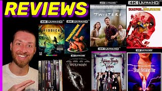 Deadpool & Wolverine 4K UltraHD Reviews: TWISTERS, Addams Family Values WOLFMAN Thanksgiving RIDDICK