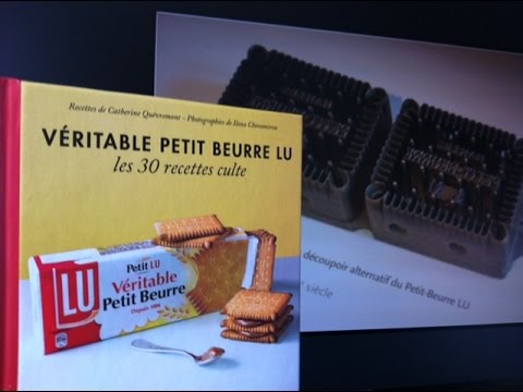 Livre VERITABLE PETIT BEURRE LU Les 30 Recettes Culte Marabout  - Produit Français.