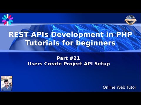 Learn PHP Rest API Development with JWT Token for Beginners 21 User s Project Create API Setup