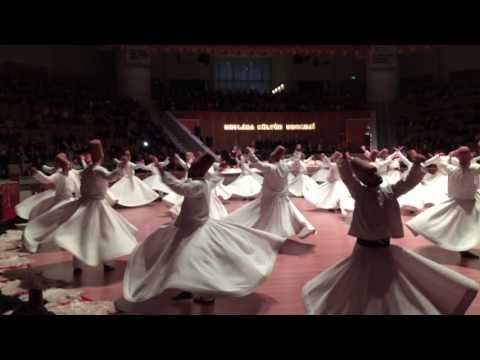 Whirling Dervishes at Sema Ceremony (Konya, Turkey)