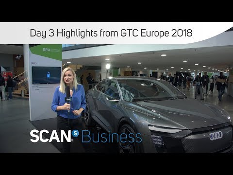 Day 3 Highlights from GTC Europe 2018 - Jensen Huang Visits Scan stand