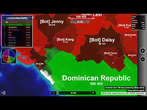The Dominican Republic Shall Rise Again! Territory Games io - Territorial IO