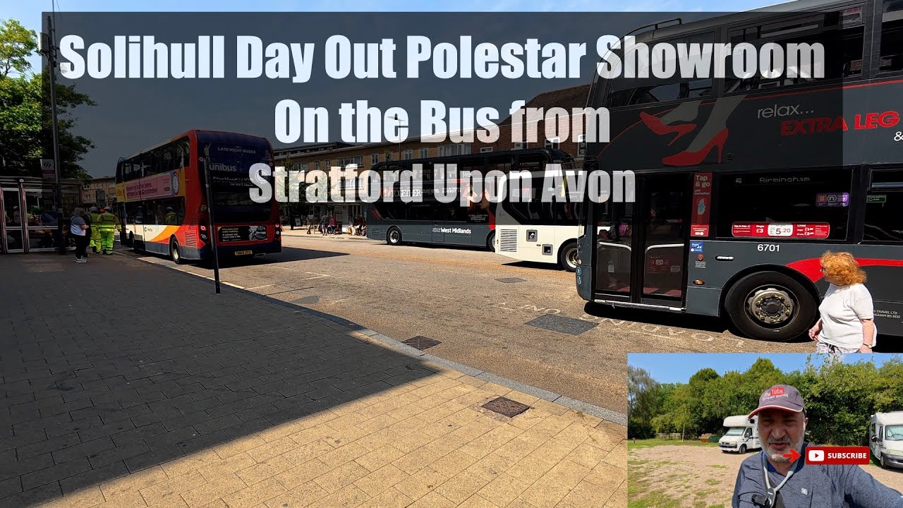 Solihull Day Out Polestar Showroom On the Bus from Stratford Upon Avon