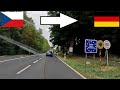 Czech Republic Germany Crossing The Border By Car