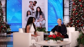 Kim Kardashian West Photoshopped North into the Family Holiday Card video