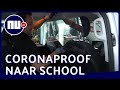 Kinderen veilig naar school: spatschermen in busjes | NU.nl