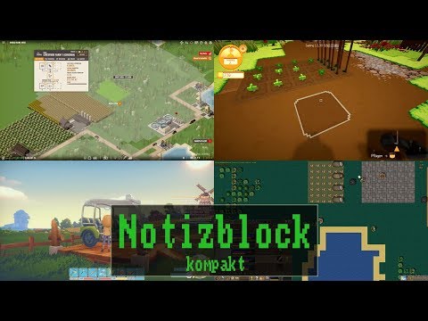 Notizblock kompakt #055: Rise of Industry | Staxel | My Time At Portia | First Feudal