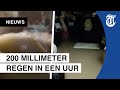 Angstaanjagend: reizigers vast in ondergelopen metrostation