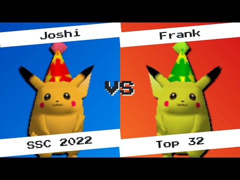Joshi (Red Pika) vs Frank (Green Pika) - SSC22 Top 32 - SSB64