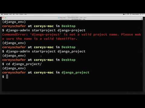 Python Django Tutorial  Full Featured Web App Part 1   Getting Started