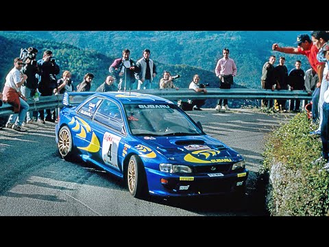 Best of Subaru Impreza WRC97-2000 tarmac action - with pure engine sounds