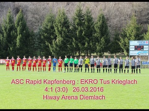 ASC Rapid Kapfenberg : EKRO Tus Krieglach - 4:1 (3:0) 26.03.2016 Toren