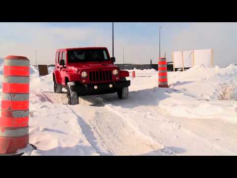 2015 FCA Winter Driving Event B-roll (Off-road) course