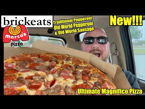 Marco's Pizza *NEW* Ultimate Magnifico Pizza Review- brickeats
