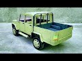 How To Make RC Mahindra Bolero Pickup Truck From Cardboard Diy Mahindra Bolero Camper