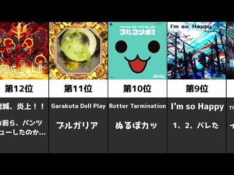 特徴的な声ネタ・空耳を持つ音ゲー曲ランキングTOP15【ランキング動画】【比較動画】