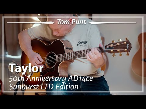 Taylor 50th Anniversary AD14ce Sunburst LTD Edition played by Tom Punt | Demo
