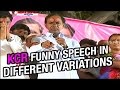 CM KCR Funny Speeches At Meetings Collection Of KCR Funny Speeches V6 News