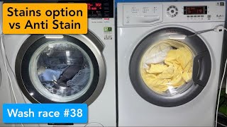 Wash Race #38: AEG 9000 vs Hotpoint Ultima - Stain option vs Anti Stain 40°