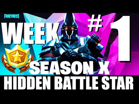 Week 1 Hidden Battle Star Location - B.R.U.T.E Squad Loading Screen | Season X (10) | Fortnite