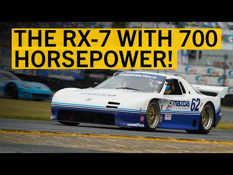 Driving the Legendary Mazda RX-7 GTO at Daytona