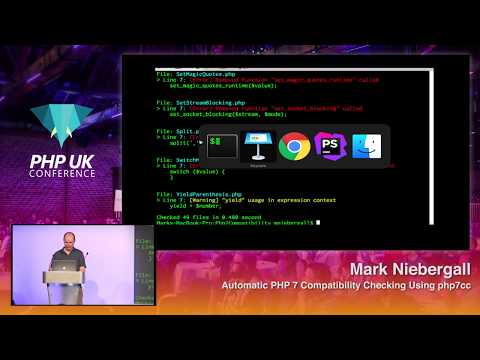PHP UK Conference 2018 - Mark Niebergall - Automatic PHP 7 Compatibility Checking Using php7cc