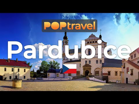 Walking in PARDUBICE, Czech Republik - 4K