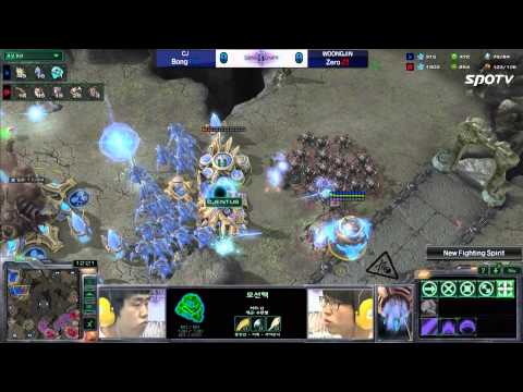 [0603] Bong(CJ) vs. Zero(WOONGJIN) PvZ 1SET New Fighting Spirit -Starcraft2,esportstv,SPL