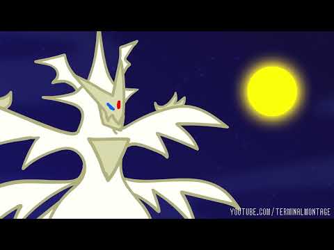 Necrozma absorbs the sun and fights Arceus (Legendary Battle Royale)