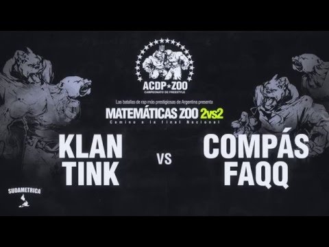 * Matemáticas Zoo 2 vs 2 (BS.AS.) * KLAN - TINK vs COMPÁS - FAQQ // 4tos