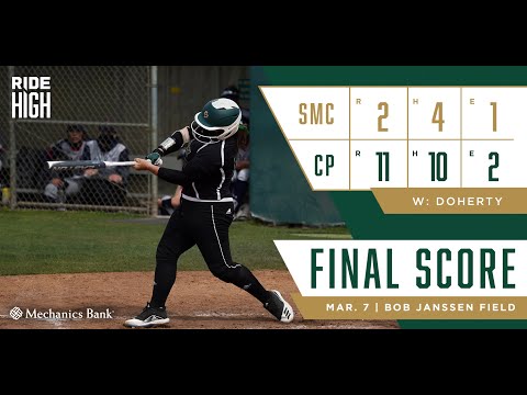 Cal Poly v Saint Mary's, Softball Highlights -- Mar. 7th, 2021