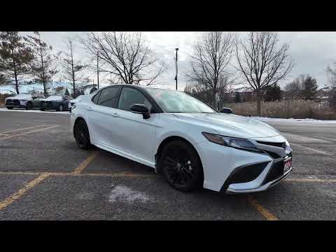 2024 Toyota Camry XSE Auto AWD in White for sale at Aurora Toyota in Aurora, ON