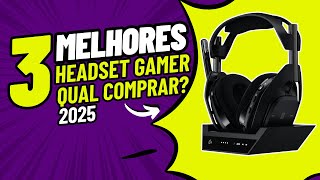 TOP 4 MELHORES Headset Gamer Custo Beneficio 2025 | Tem Logitech, Hyper X e Outros!