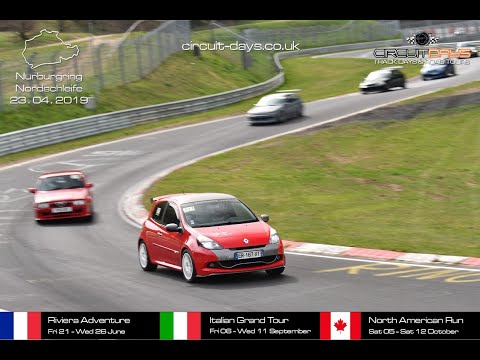 Clio 3 RS Circuit days Trackday Nürburgring Nordschleife 23.04.2019 #UNDER9