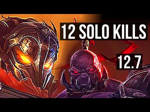 VIKTOR vs SION (TOP) (DEFEAT) | 12 solo kills, 3.2M mastery, Legendary | EUW Master | 12.7