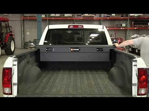 Northern Tool + Equipment Low Profile Aluminum Crossover Truck Box - 60in. x 69in. x 11 3/4in. 13in.