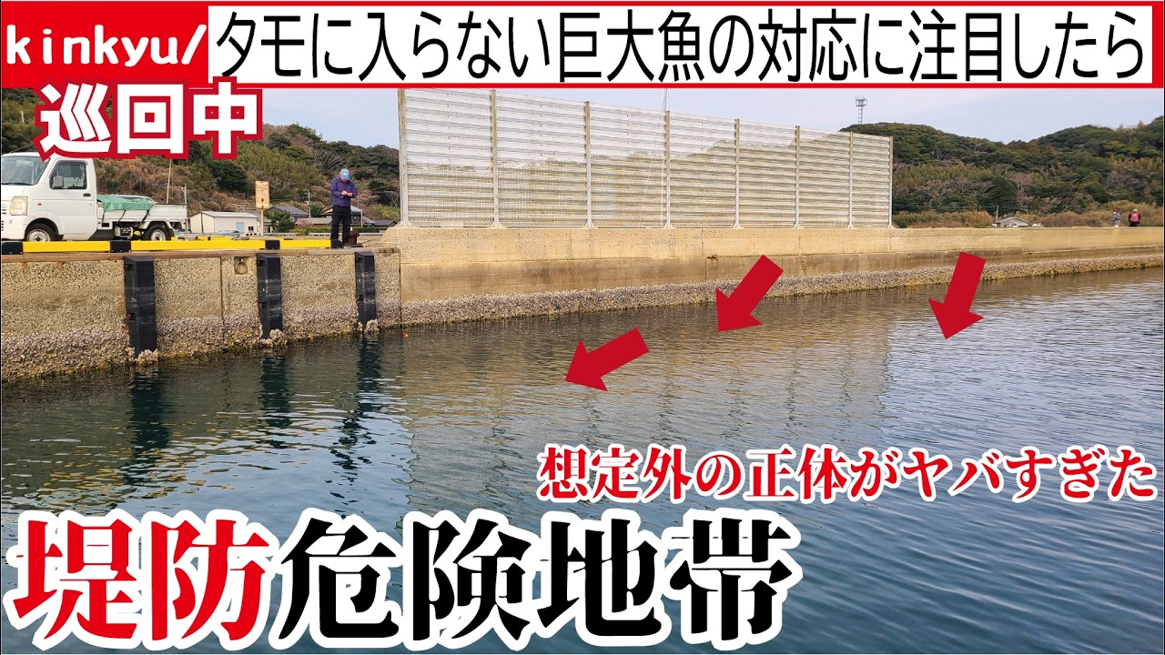 堤防で竿がブチ曲がり！春の海に潜んでいた想定外の正体がヤバすぎた！！！