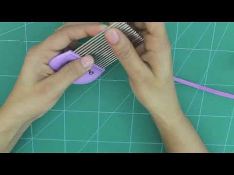 How to Use Quilling Comb