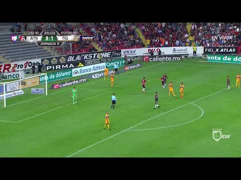 Gol caraglio atlas 1 vs 1 tigres liga mx apertura 2017