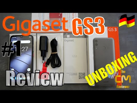 Gigaset GS3 Deep Unboxing #1: Budget Smartphone - Service & Vertrieb durch Bocholt
