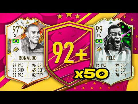 50x 92+ ATTACKER ICON PACKS! 😨 FIFA 23 Ultimate Team