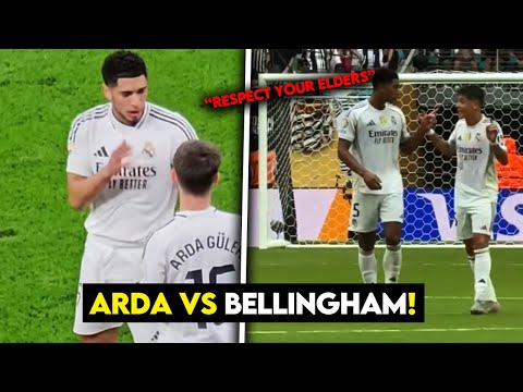 😡Arda Güler Tells Jude Bellingham to SHUT UP!