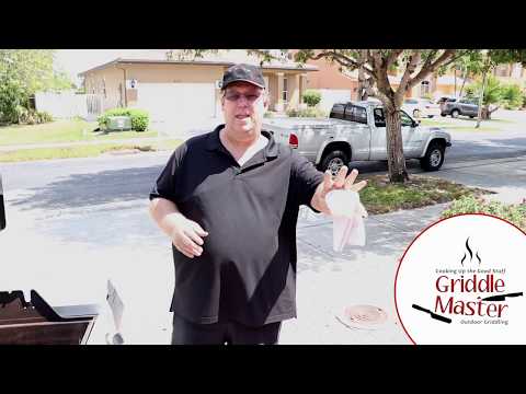 Griddle Master Joe shows how to remove rust from...