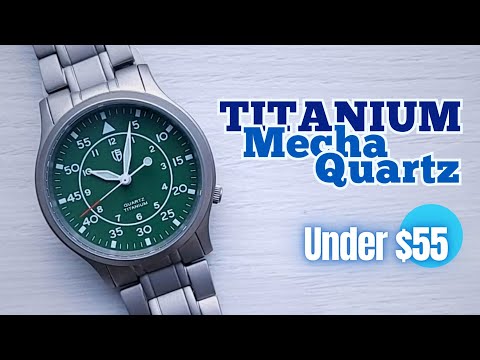 Unreal Berny Titanium MechaQuartz T2566M Review | Titanium VH31 Field Watch Surprise
