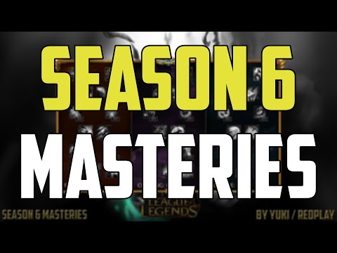 All Pre-Season 6 Masteries Guide - League of Legends (Top,Jungle,Mid,Adc,Support)