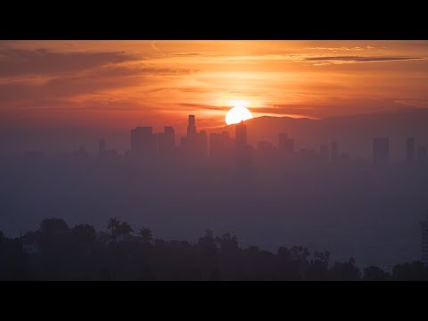 Dreamy LA Sunrise Timelapse 4K