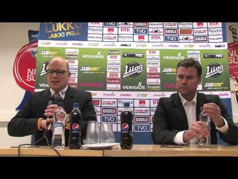 22.11.2014 Lukko - TPS: Pressitilaisuus