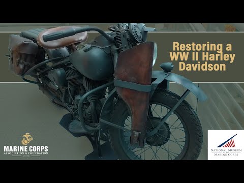 Harley Davidson Model 42 WLA: Restoring Marine Corps Artifacts