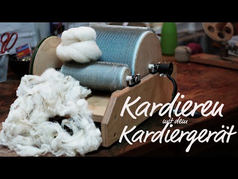 Kardieren mit dem Kardiergerät